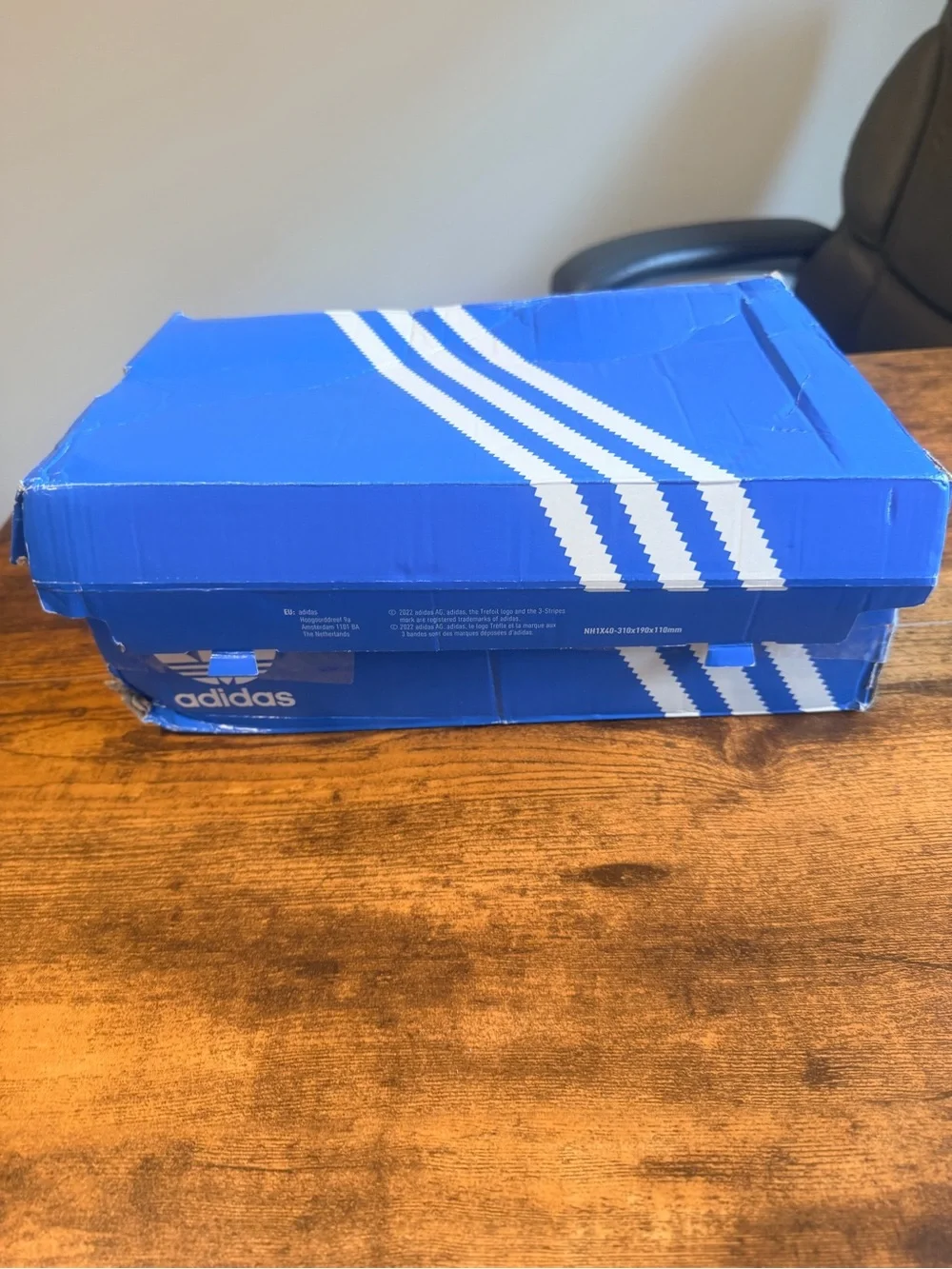 adidas Gazelle Red Suede Sneakers with White Stripes 10M